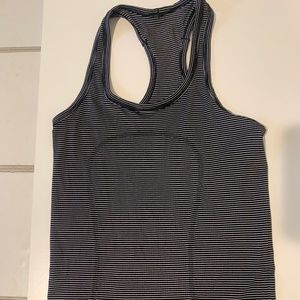 Lululemon striped razor back
